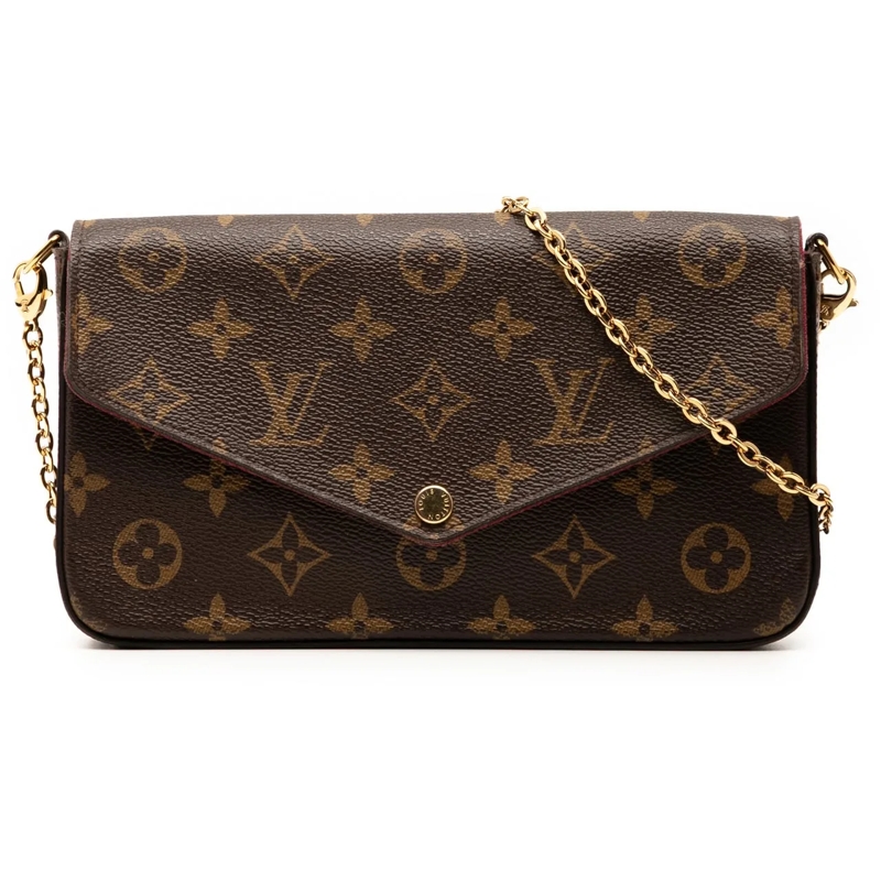 Louis Vuitton Schultertasche Monogram Pochette Felicie braun