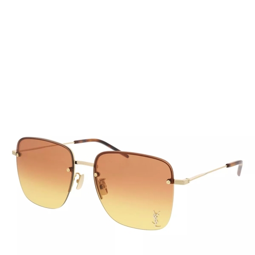 Saint Laurent SL 312 M-004 58 Sunglass WOMAN METAL GOLD Sunglasses