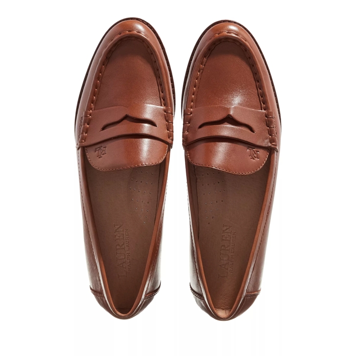 Ralph lauren tan loafers hotsell