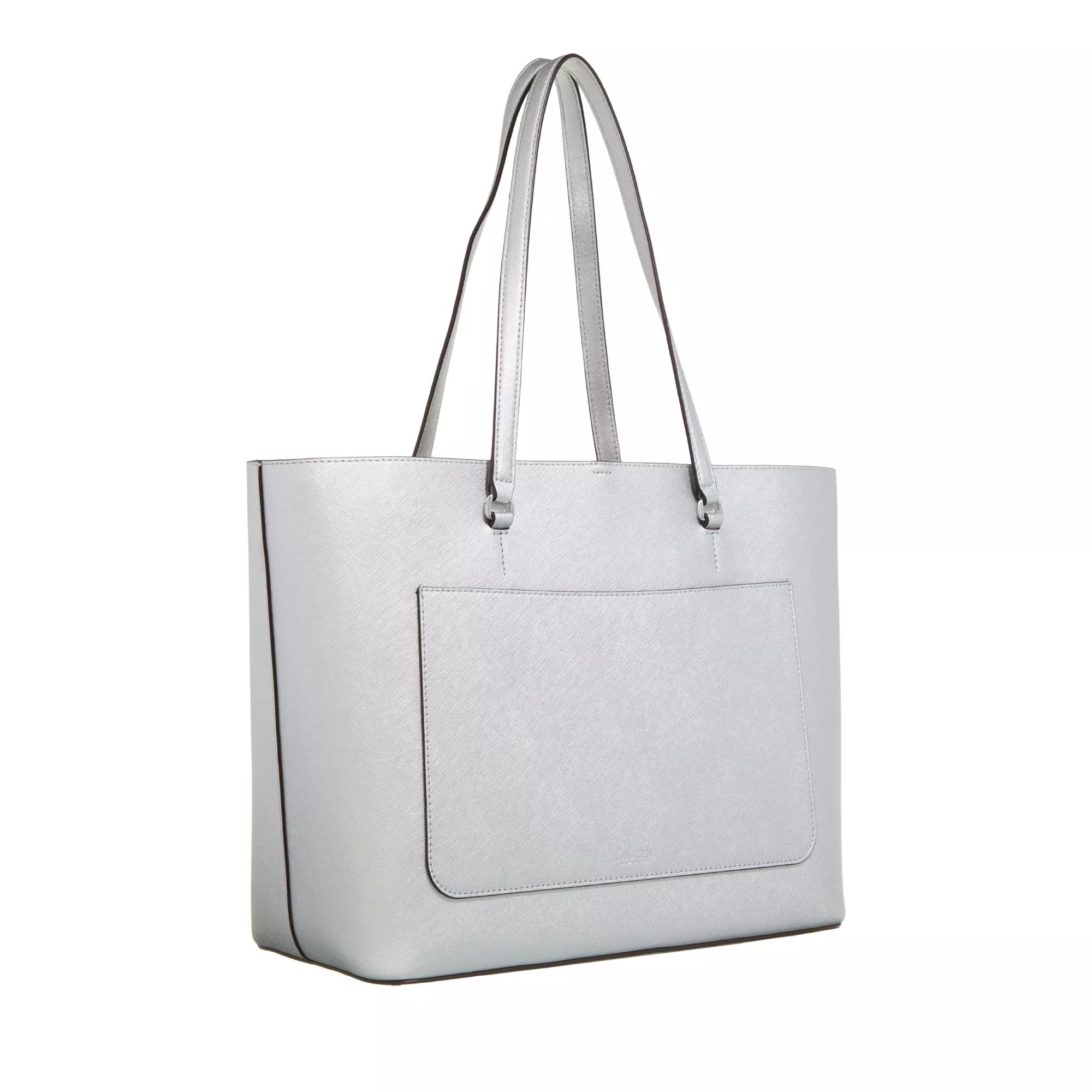 Lauren Ralph Lauren Shoppers Karly Tote Large in zilver