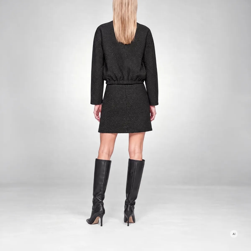 Marc Aurel Blouson Bomberjacke mit Eingrifftaschen schwarz(Image 4)