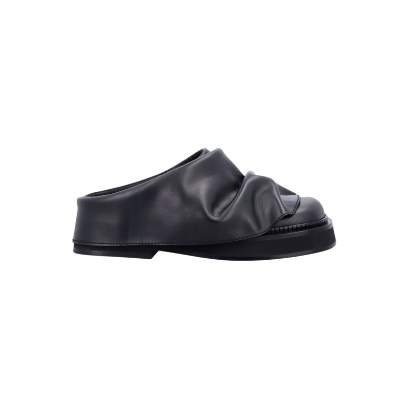 The Attico Mules Mini Robin Sabot Black