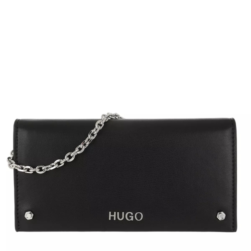 Hugo Leyton Conttinental Wallet Black Wallet On A Chain