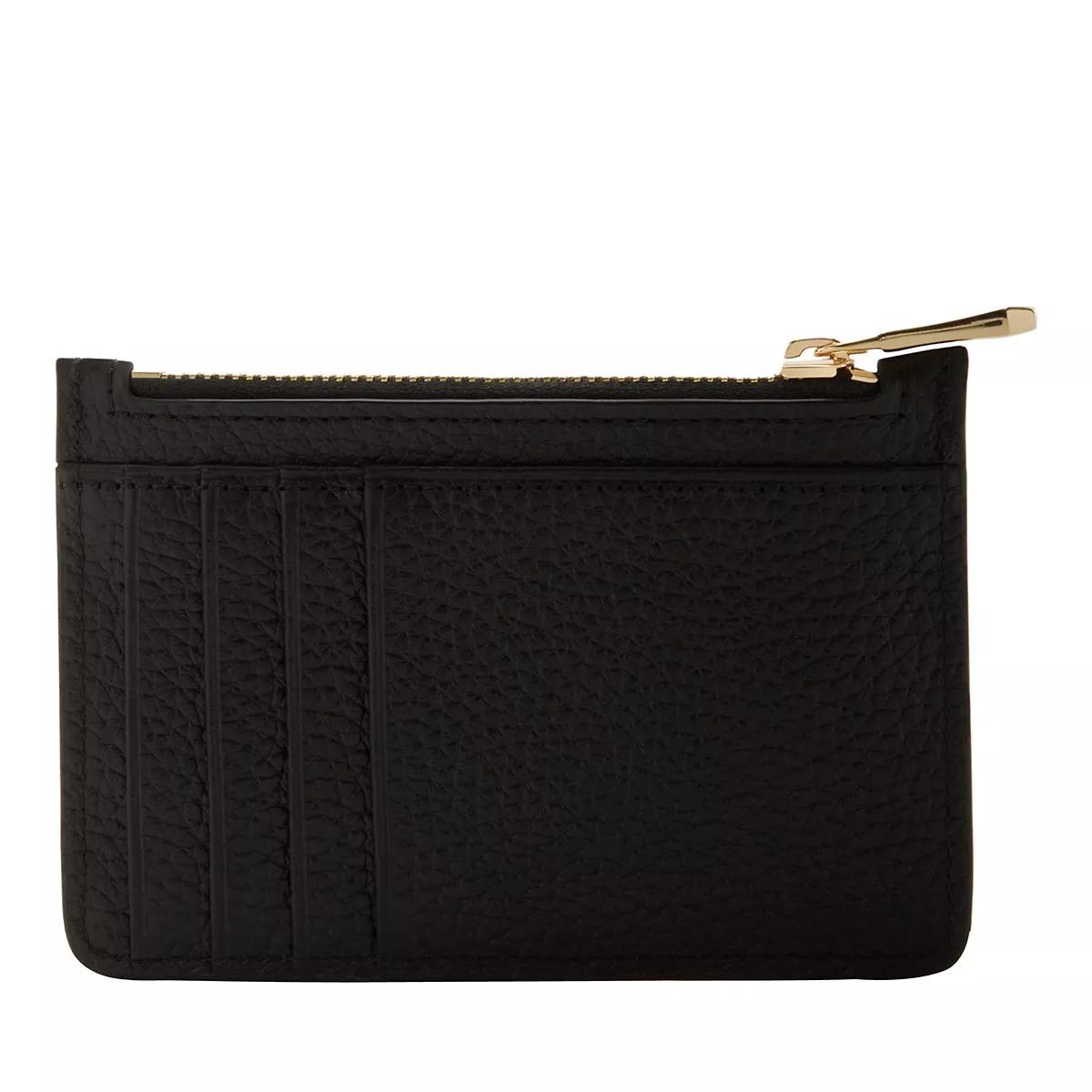 Thumbnail - Isabel Bernard Portemonnaie - Honoré Aveline Black Calfskin Leather Card Holder - Gr. unisize - in Schwarz - für Damen