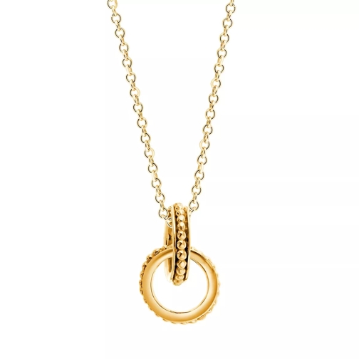 Pukka Berlin Marika Dangle Pendant with Chain Yellow Gold Medium Necklace