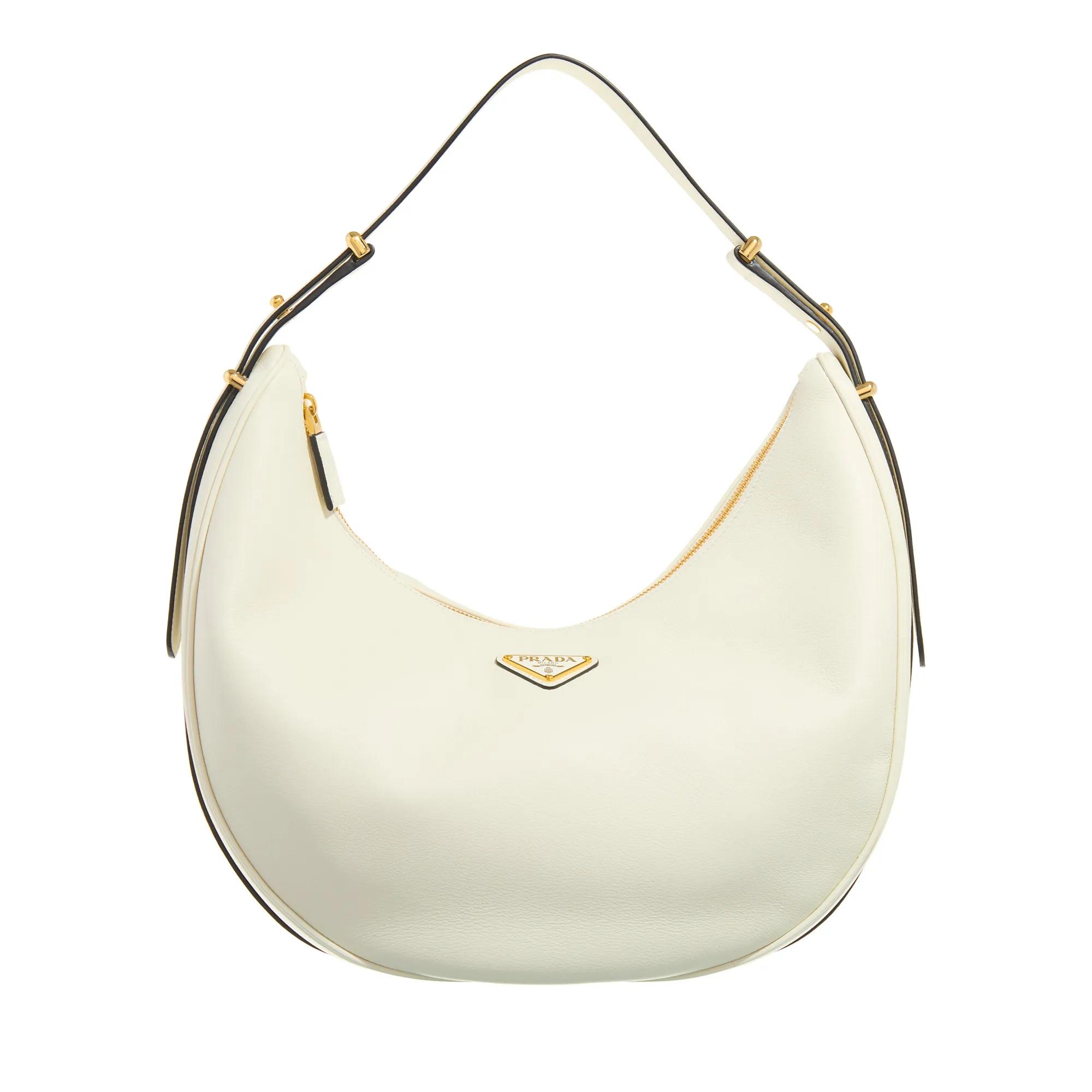 Prada Hobo Bag - Large Hobo Bag - Gr. unisize - in Creme - für Damen