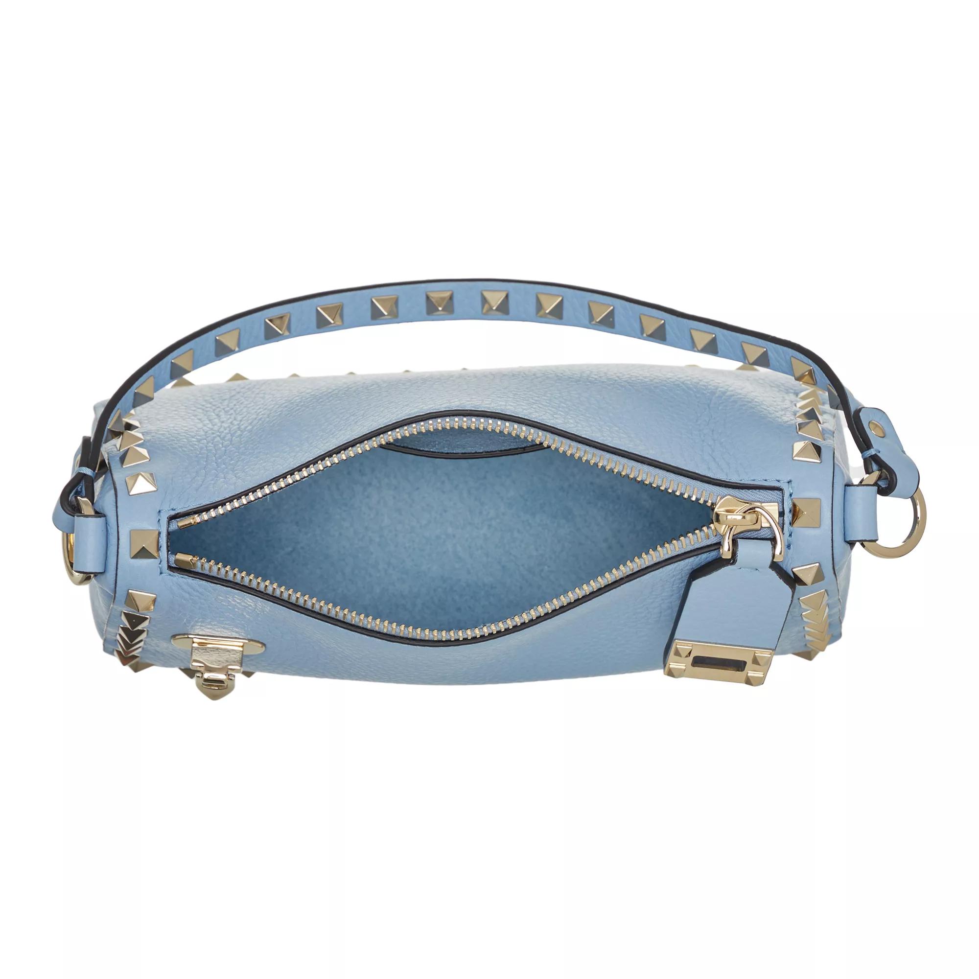 Valentino Garavani Small Shoulder Bag Rockstud Blue Crossbody Bag