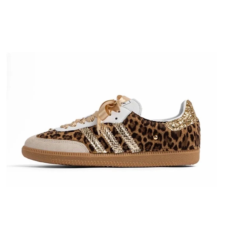 Adidas Sneaker basse Leopard Print Samba Custom Sneakers Brown