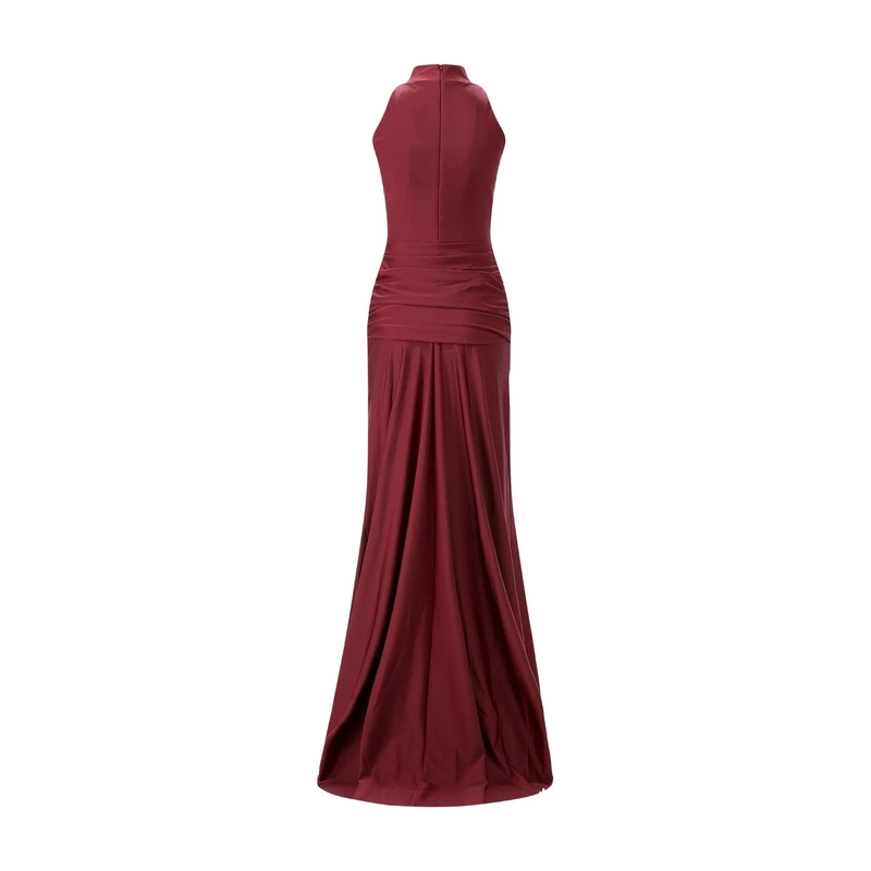 Chiara Boni Avondjurk Maxikleid Hasti JJ Long Zip rot(Image 2)