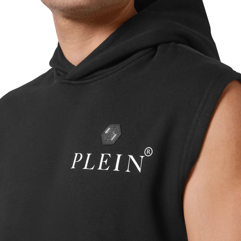 Philipp Plein Top Kapuzen-Sweatshirt Basic schwarz(Image 5)