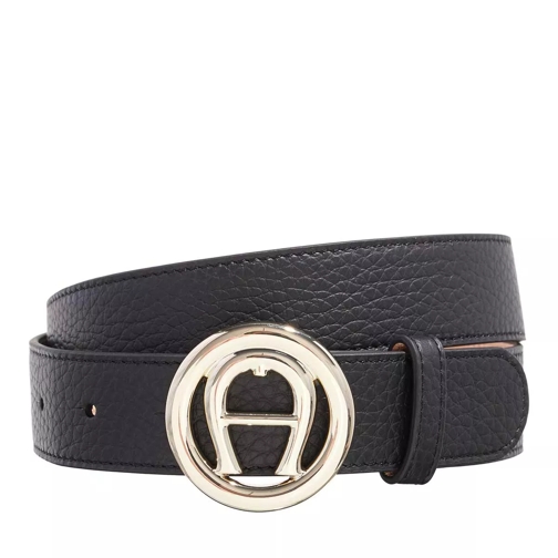 AIGNER Leather Belt Suri Black