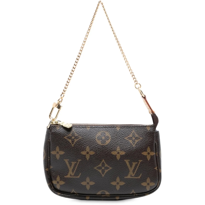 Louis Vuitton Fourre-tout Monogram Mini Pochette Accessoires braun