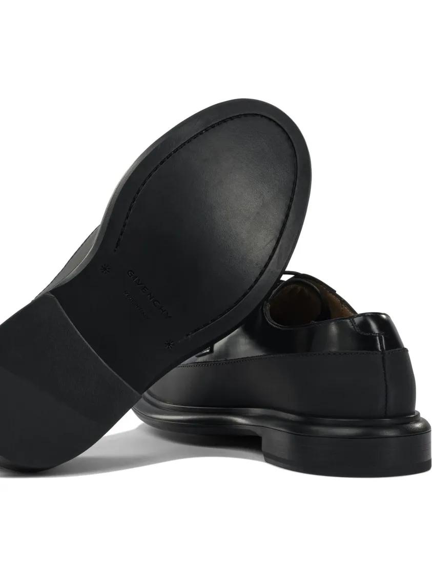 Thumbnail - Leather Derby Lace-Ups - Gr. 36 (EU) - in Schwarz