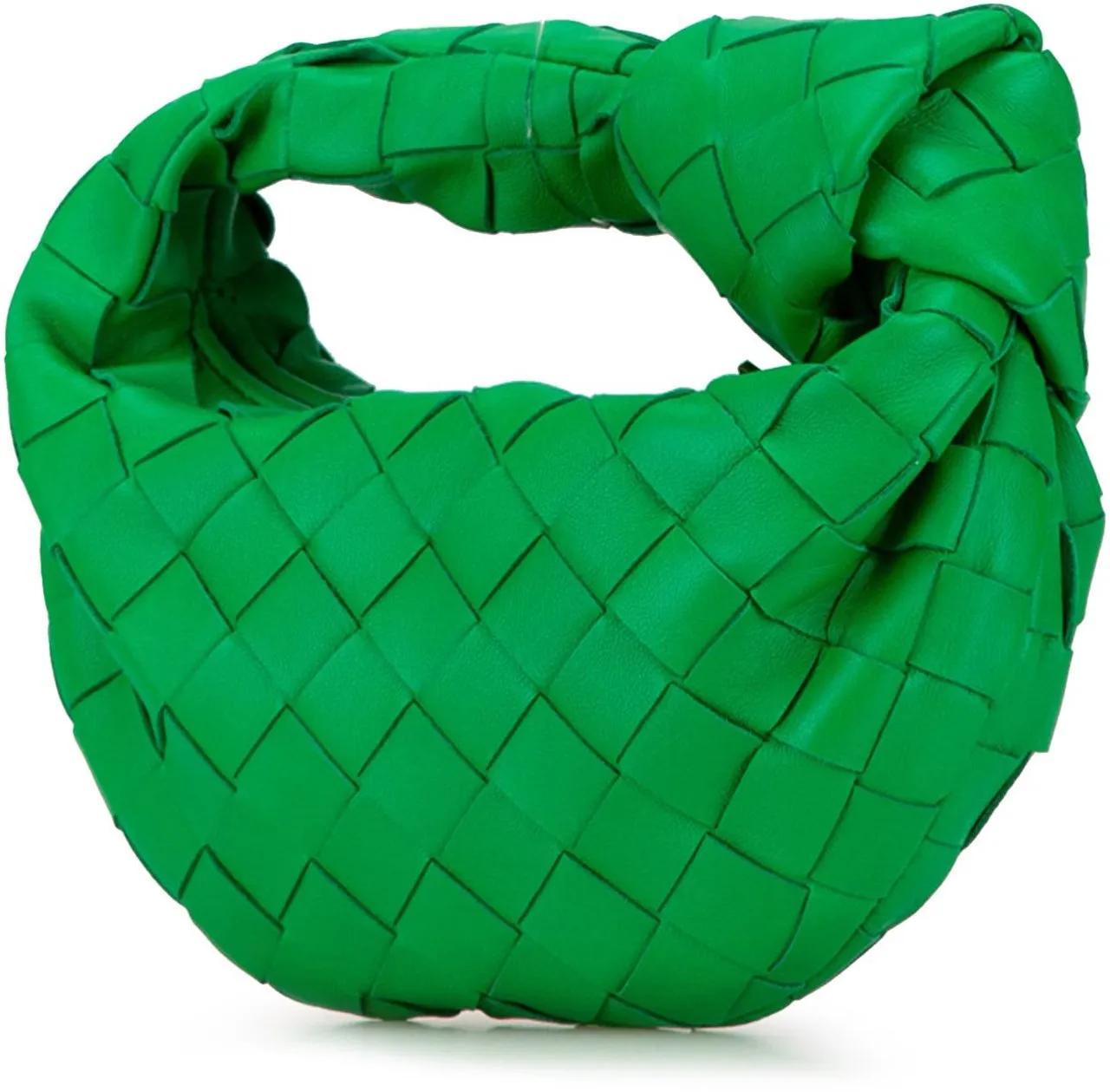 Bottega Veneta Totes & shoppers Candy Nappa Intrecciato Jodie in groen