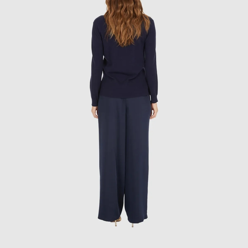 Marc Aurel Hose Satin-Hose blau(Image 4)