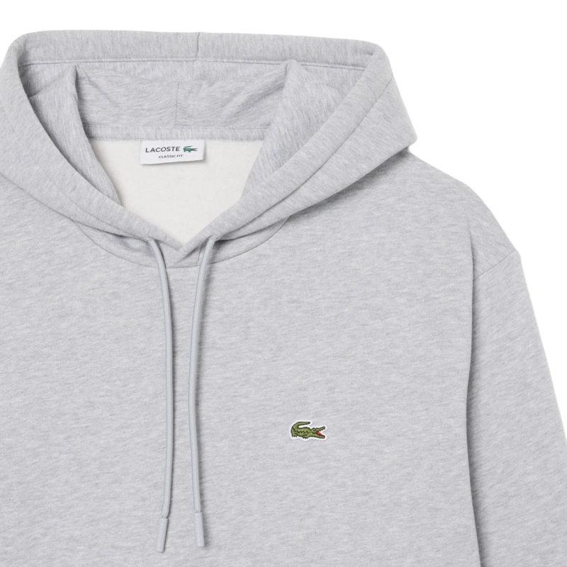 Lacoste  LACOSTE Herren Hoodie. Einfarbiger Basic Hoodie mi grau(Image 3)