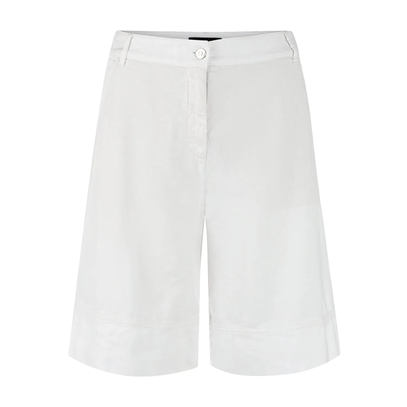 Marc Cain Bermuda-Shorts Shorts WAUKEE aus Leinenmix weiß