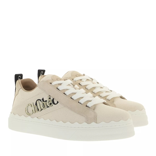 Chloé Lauren Sneakers Leather White lage-top sneaker
