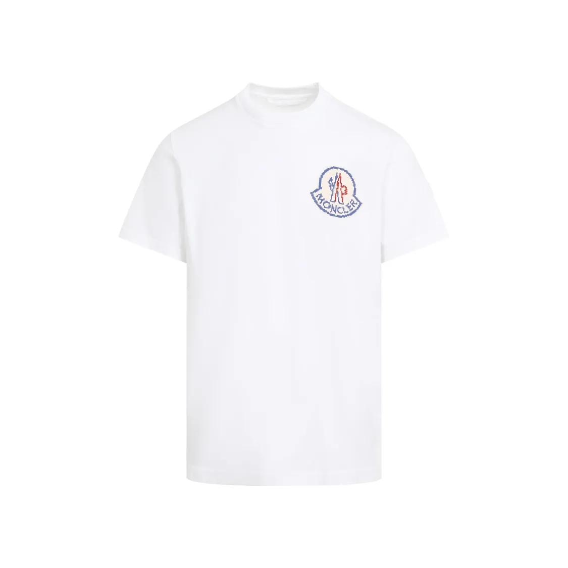 Moncler - Cotton T-Shirt - Größe XL - weiß