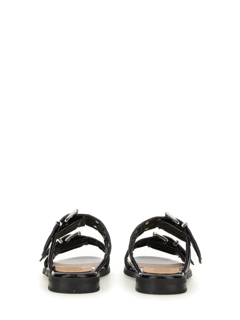 Thumbnail - GANNI Sandalen - Sandal With Buckle - Gr. 36 (EU) - in Schwarz - für Damen