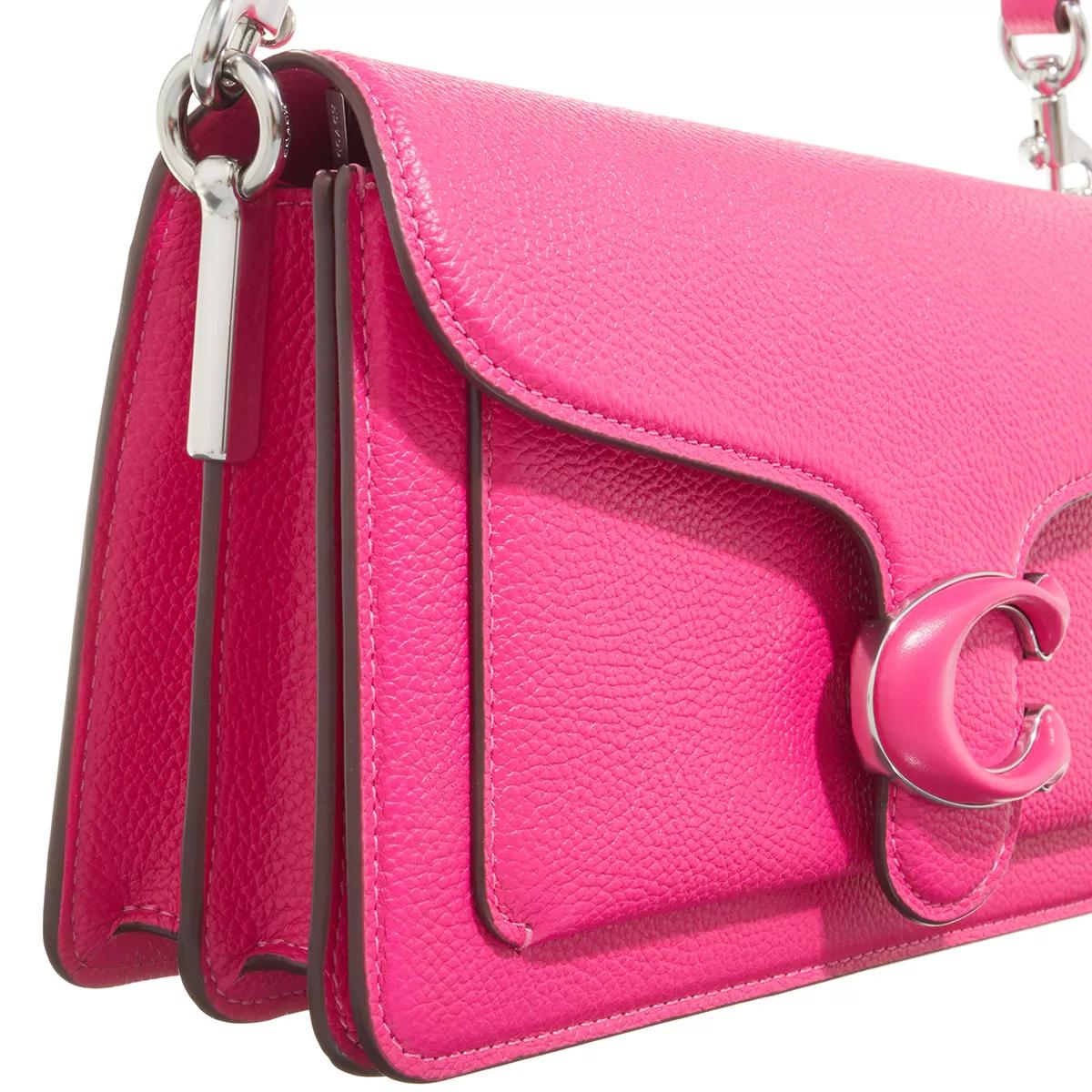 Coach Crossbody bags Polished Pebble Leather Covered C Closure Tabby Sh in roze