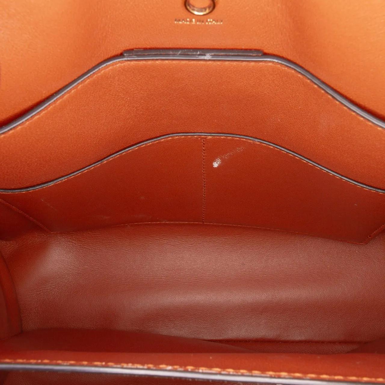 Thumbnail - Salvatore Ferragamo Hobo Bags - Leather Gancini Trifolio Top Handle Bag - Gr. unisize - in Braun - für Damen