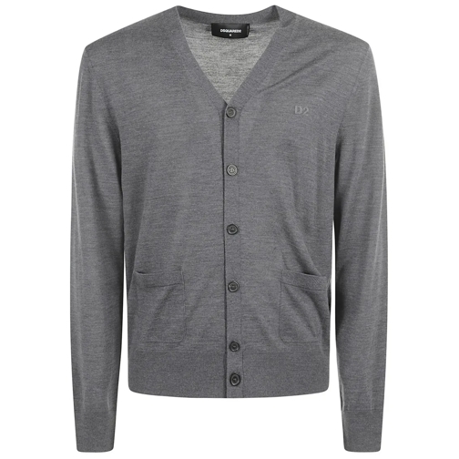 Dsquared2 Cardigan Grey V-Neck Cardigan Grey