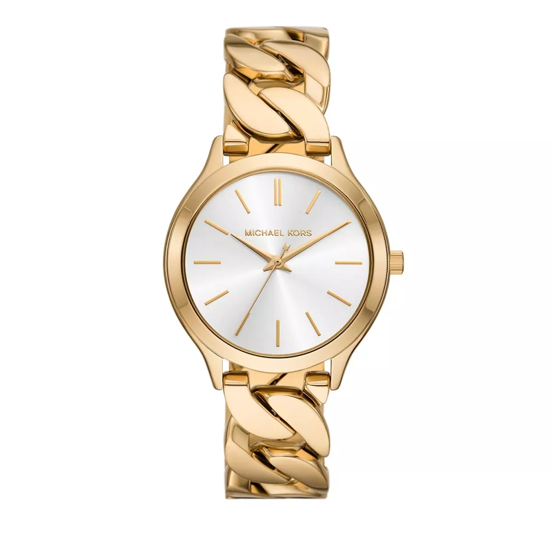 Michael Kors Quarzuhr Michael Kors Runway Three-Hand Gold-Tone Stainless Steel Gold