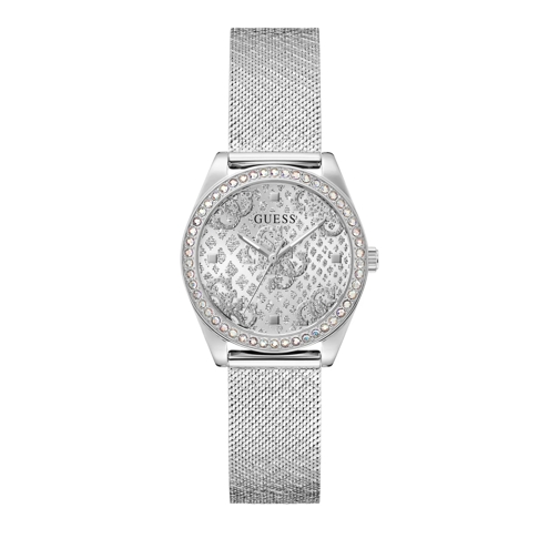 Guess Quartz Watch Boa Silver Tone