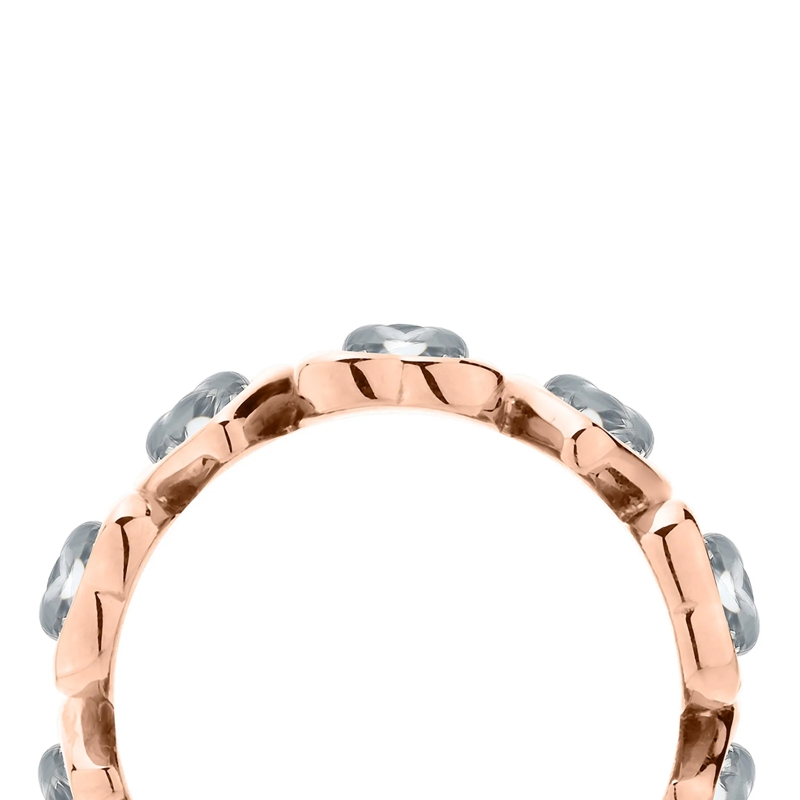 Liebeskind Berlin Ring Edelstahl Glass Heart rose(Image 3)