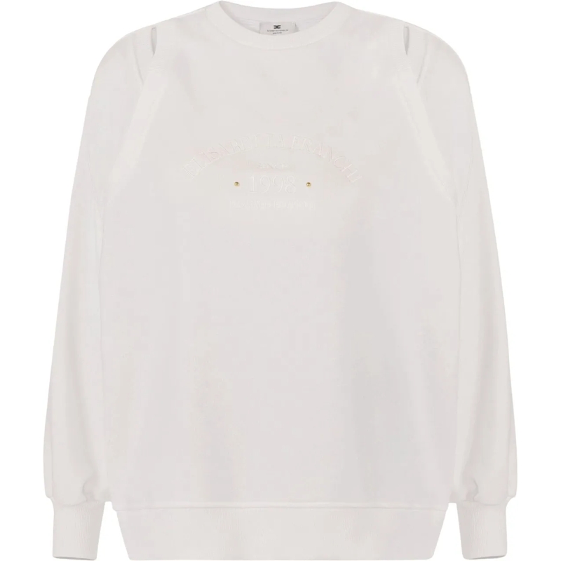 Elisabetta Franchi  Elisabetta Franchi Women's Sweater Sweaters Ecru M weiß