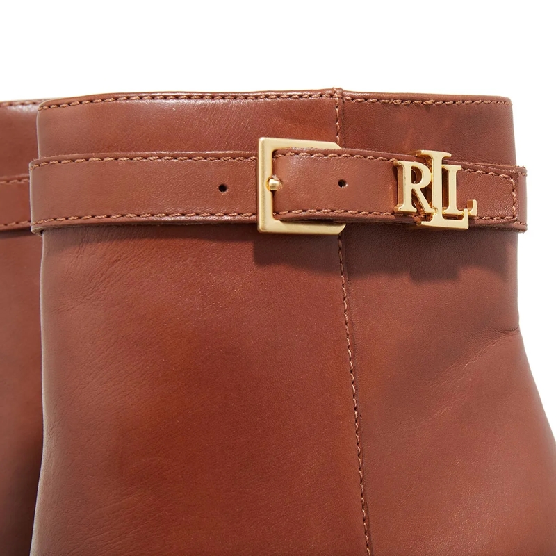 Lauren Ralph Lauren Stiefeletten Bailey Boots Bootie Deep Saddle Tan(Image 4)
