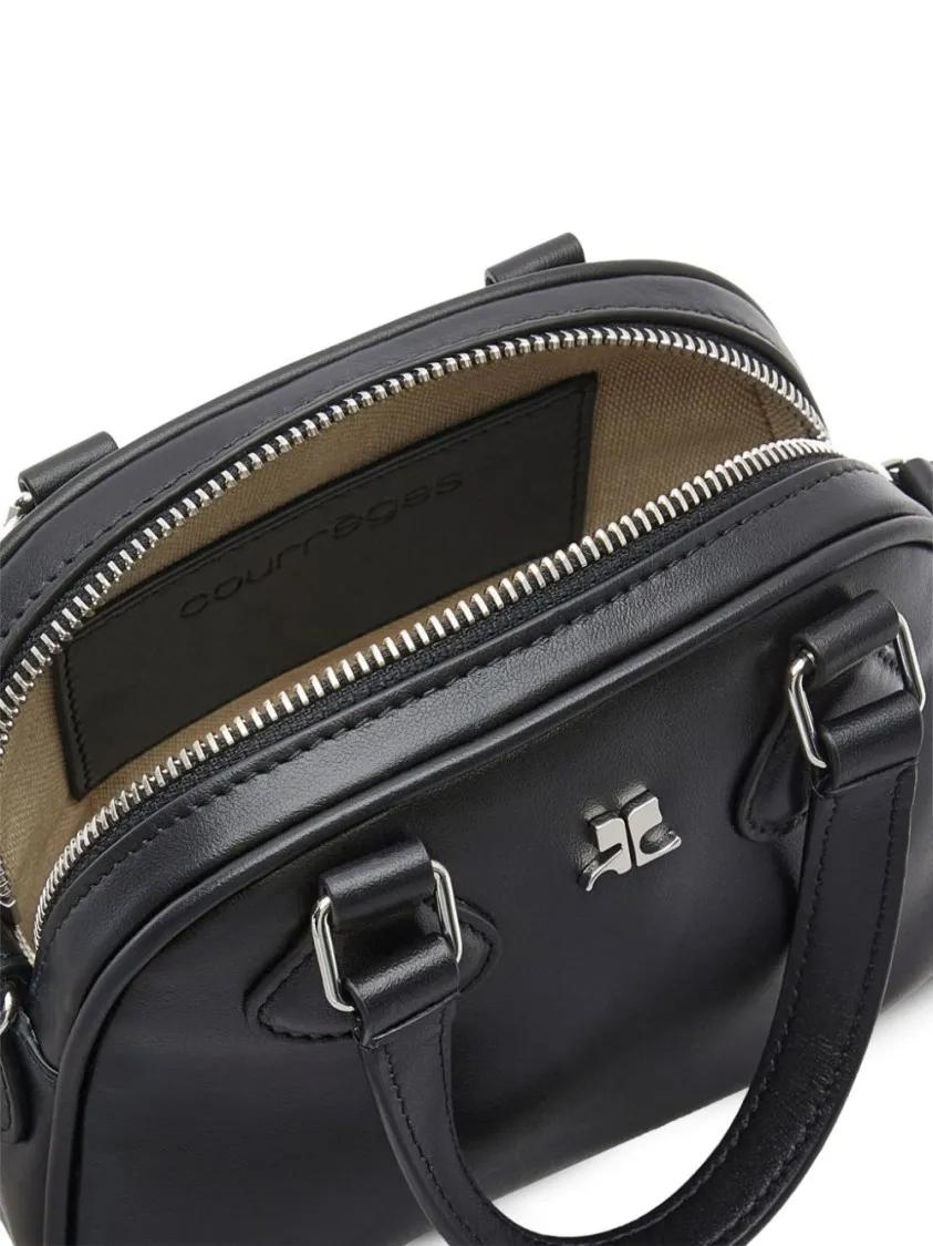 Courrèges Crossbody bags Bora Mini With Logo in zwart