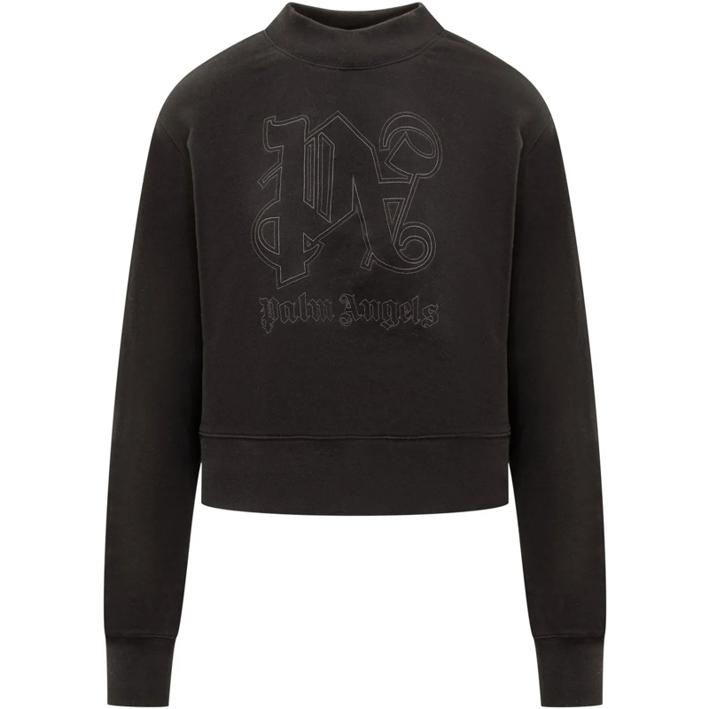 Palm Angels  Felpa con Logo schwarz