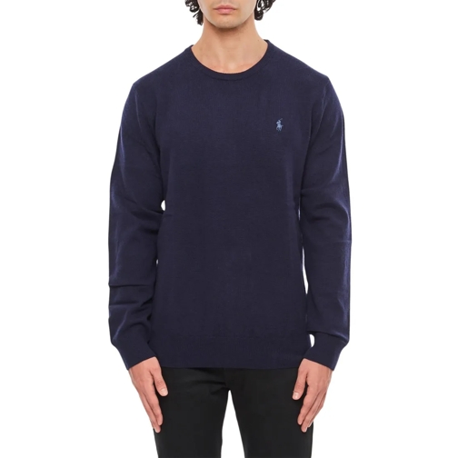 Polo Ralph Lauren Blue Long Sleeve Blue Topjes met lange mouwen