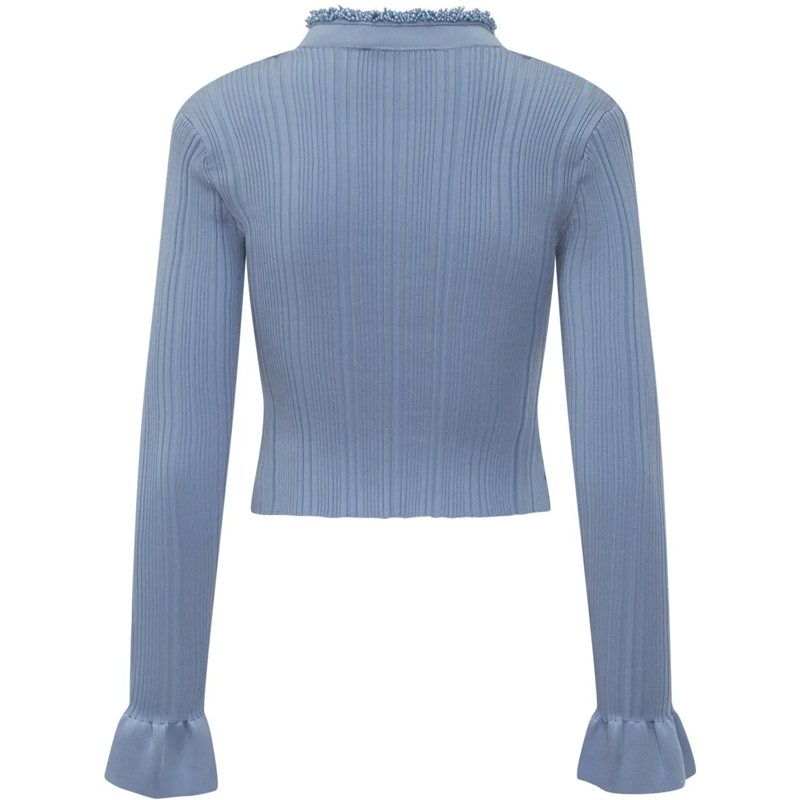 Self Portrait  Cardigan Con Perle blau(Image 2)