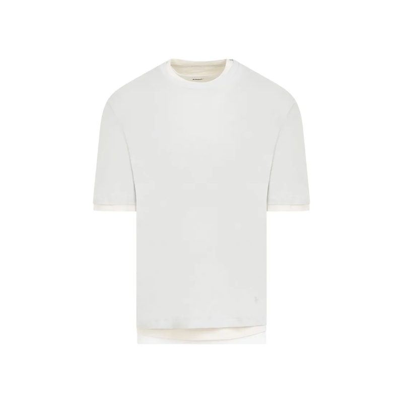 Jil Sander T-shirt Polar Beige Cotton Kit T-Shirt Neutrals