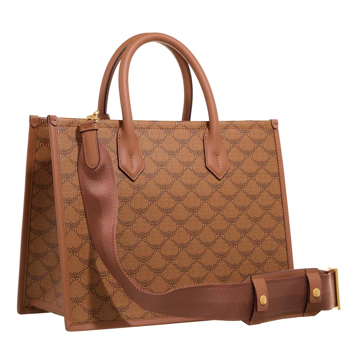 MCM Shoppers & Totes Himmel Lts Tote Medium in bruin