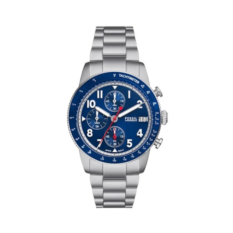 Fossil Chronograph Sport Tourer Uhr Silber