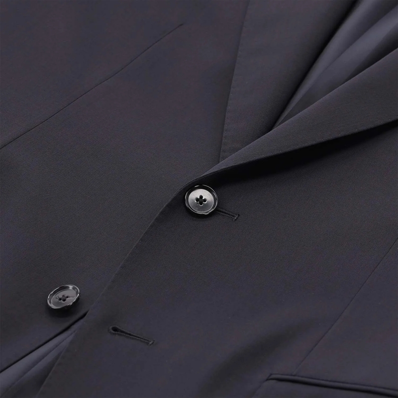 Emanuela Caruso Anzugkombination Zweiteiliger Anzug Aida aus Wolle blau(Image 3)