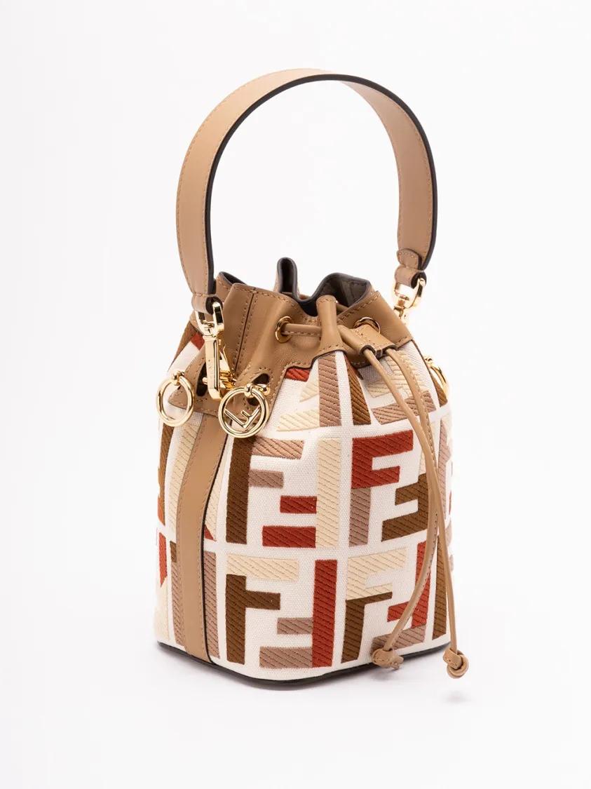 Fendi Bucket bags `Mon Tresor` Bag in beige