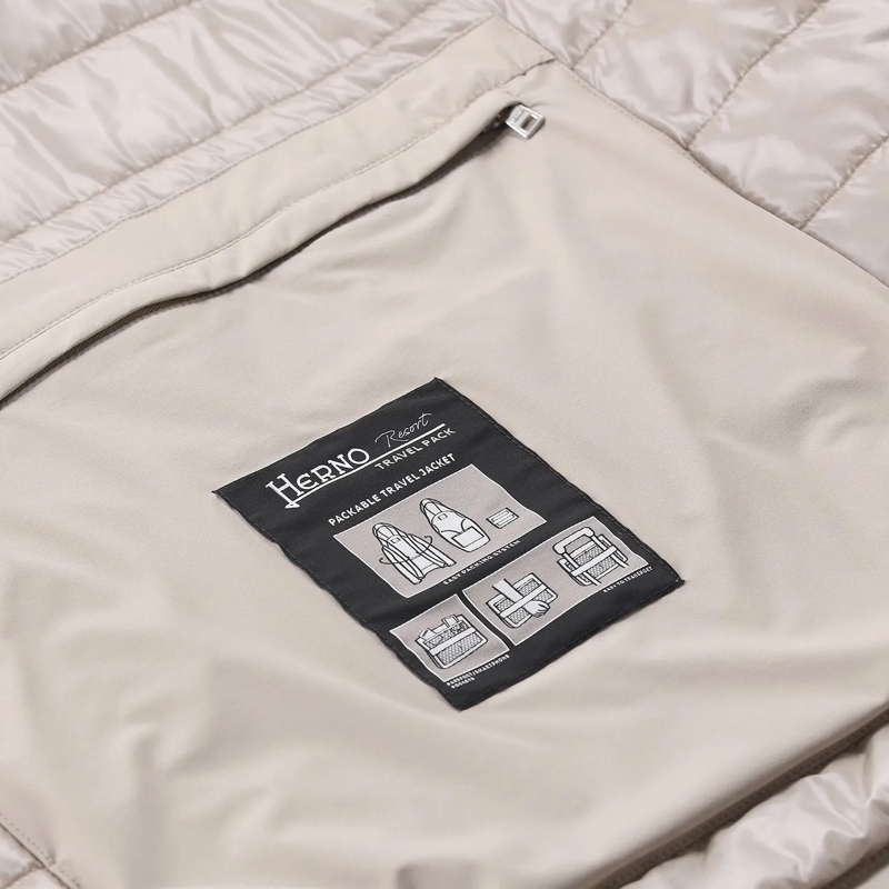 Herno Übergangsjacke Wattierte Jacke beige(Image 7)