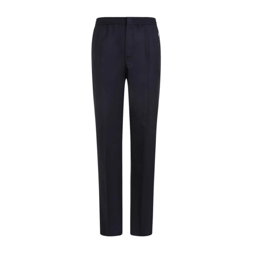 Berluti  Night Blue Wool Pants Blue