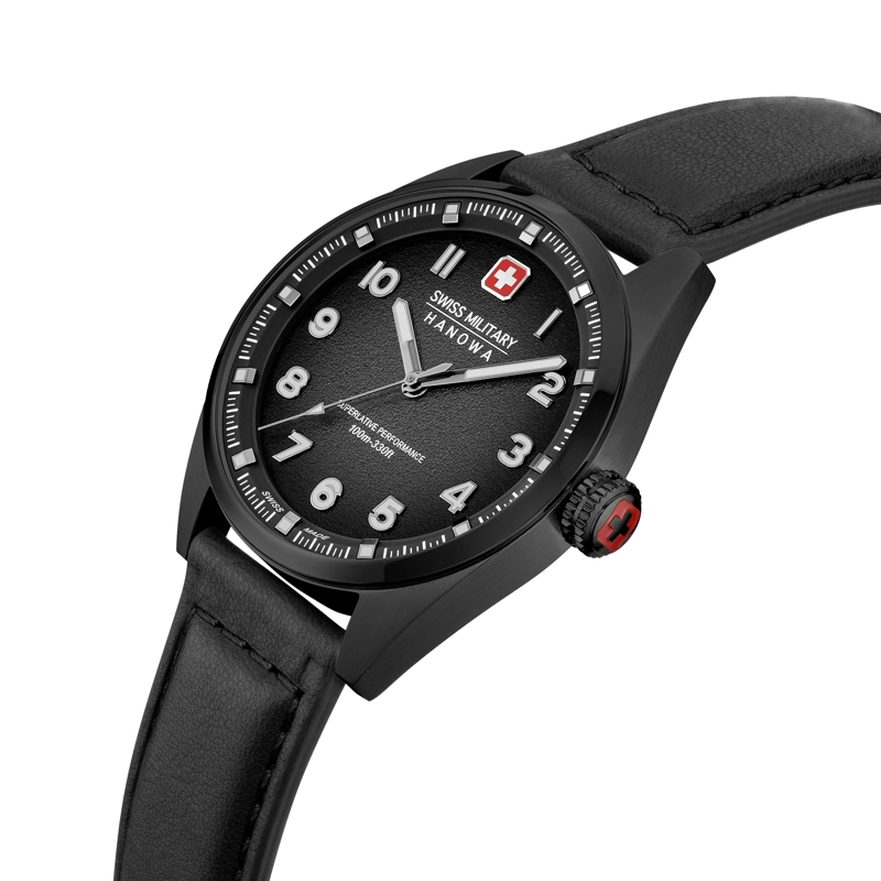 Swiss Military Hanowa Automatikuhr Quarzuhr Greyhound schwarz(Image 2)