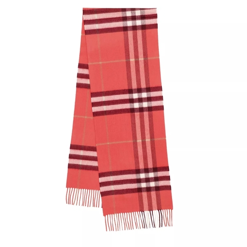 Burberry Giant Check Scarf Cashmere Clay-Sienna Sciarpa in cashmere