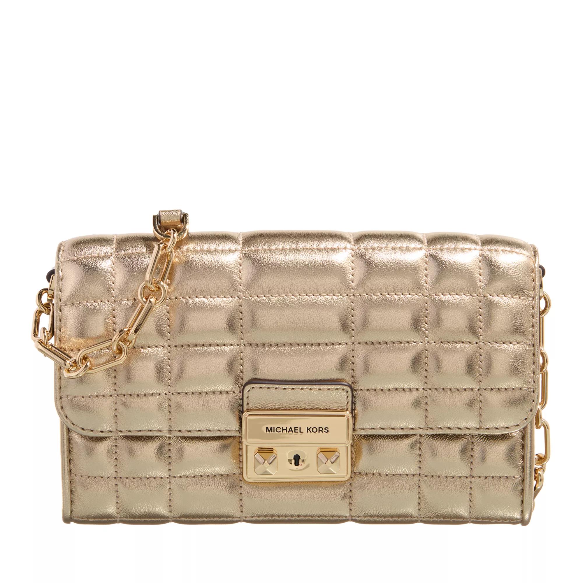 Michael Kors Tribeca Crossbody Bag Pale Gold Mini sac