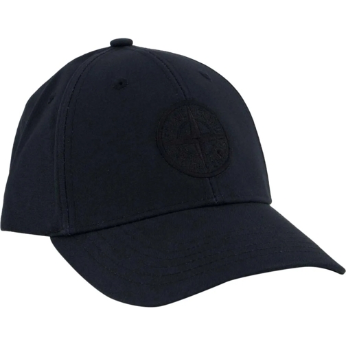 Stone Island  Stone Island Black cotton baseball cap schwarz