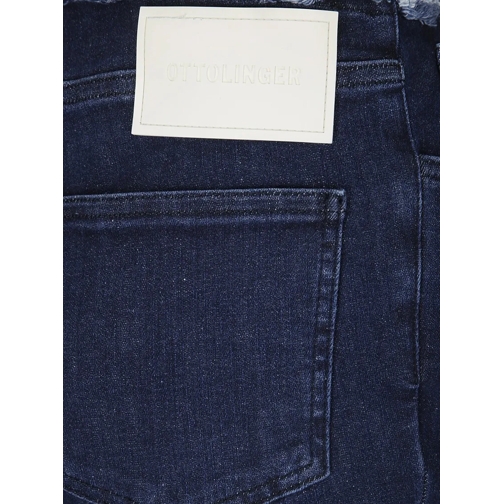 Ottolinger Jeans Denim Trousers With Fringed Profile Blue (Image 3)