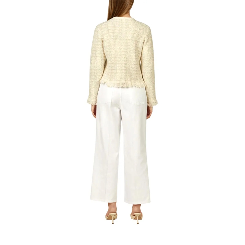 Marc Aurel Bouclé-Jacke Strickjacke beige(Image 2)