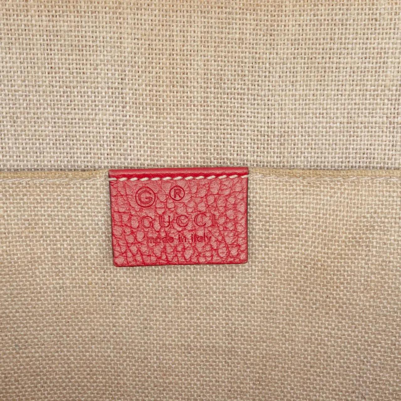 Thumbnail - Gucci Hobo Bags - Mini Leather GG Charm Dome Satchel - Gr. unisize - in Rot - für Damen